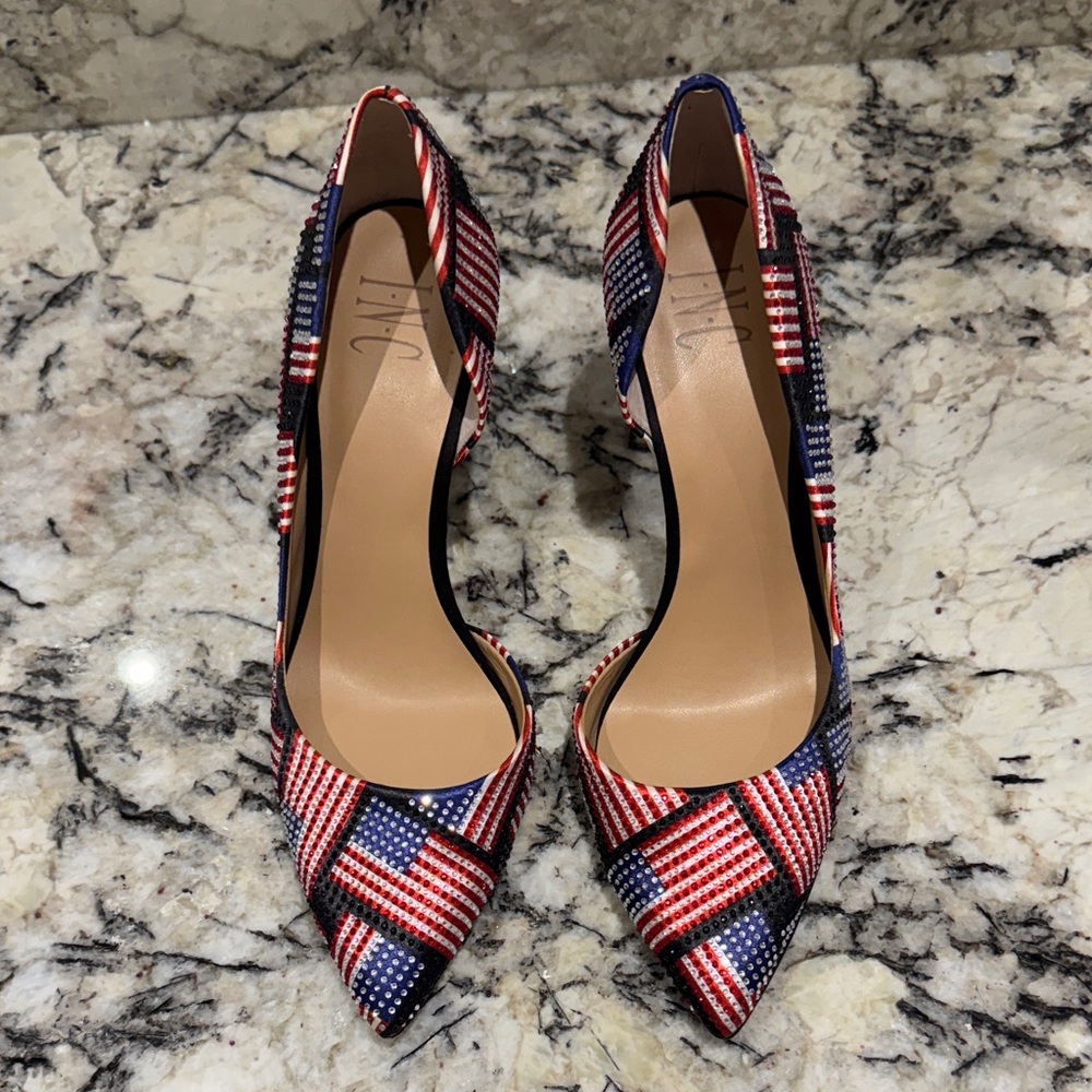 Stylish Women's American Flag Heels